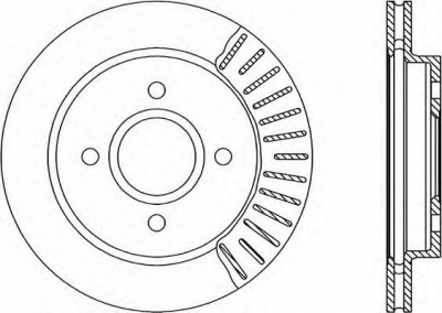 OPEN PARTS bdr118520 -  Тормозной диск